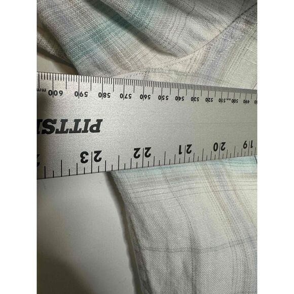 Banana Republic Shirt Mens Size Large White Button-Up 100% Linen Long Sleeve - Picture 4 of 7